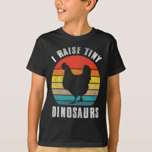 Camiseta Engraçada de Fazendeiro - Eu Crio Dinossa