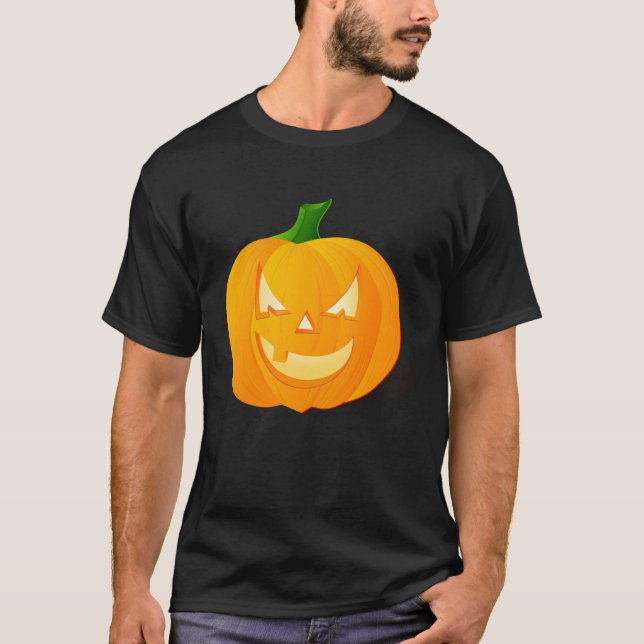 Camiseta engraçada de futebol HAPPY HALLOWEEN (Frente)