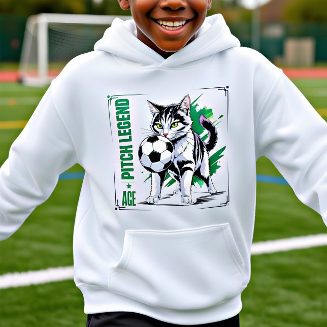 Camiseta Engraçada de Gato Futebol – Presente para (Criador carregado)
