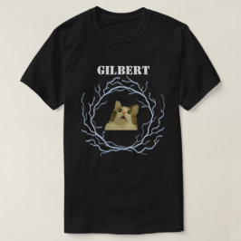 Camiseta engraçada de gato personalizável