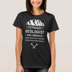 Camiseta Engraçada de Geólogo de Geologia Ciência