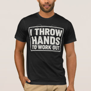 Camiseta engraçada de ginásio para treinar jogando