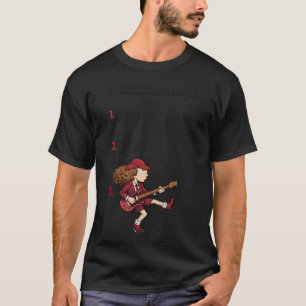 Camiseta engraçada de guitarra de rock de necessid