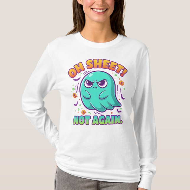 Camiseta engraçada de Halloween (Frente)