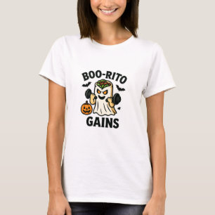 Camiseta engraçada de Halloween com Burrito para M