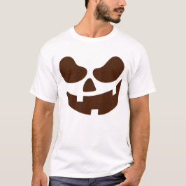 Camiseta engraçada de Halloween com rosto de Jack-