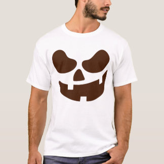 Camiseta engraçada de Halloween com rosto de Jack-