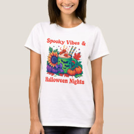 Camiseta engraçada de Halloween com Vibrações Assu