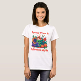 Camiseta engraçada de Halloween com Vibrações Assu