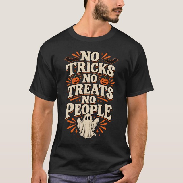 Camiseta engraçada de Halloween para introvertidos (Frente)