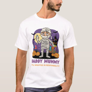 Camiseta engraçada de Halloween para papais e mamã