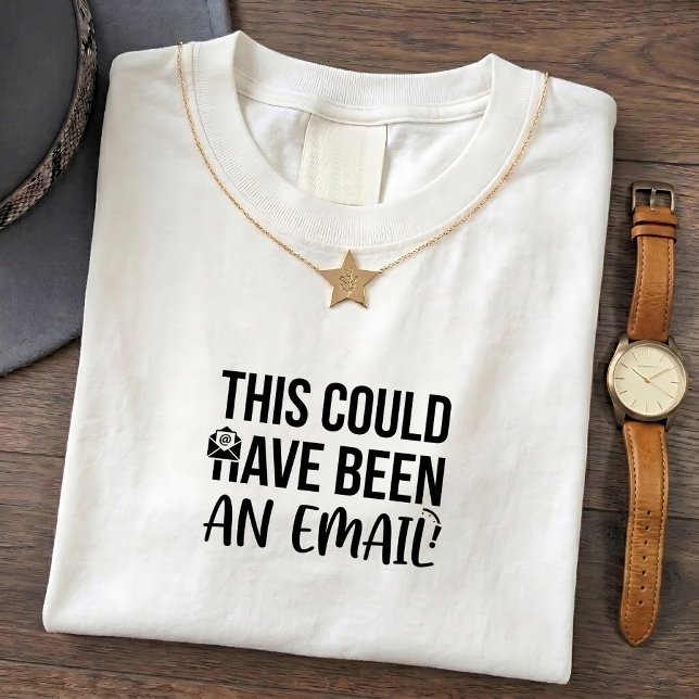 Camiseta engraçada de humor de escritório (Criador carregado)