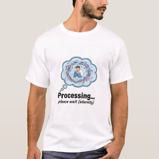 Camiseta engraçada de humor geek para tela de carr