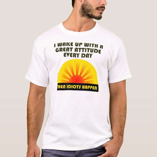 Camiseta engraçada de idiotas (Frente)