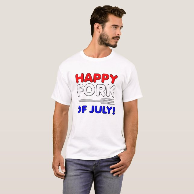 Camiseta engraçada de julho (Frente Completa)