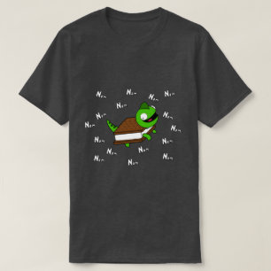 Camiseta engraçada de lagarto de desenho animado c