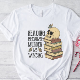 Camiseta Engraçada De Leitura, Camisa De Pistas De