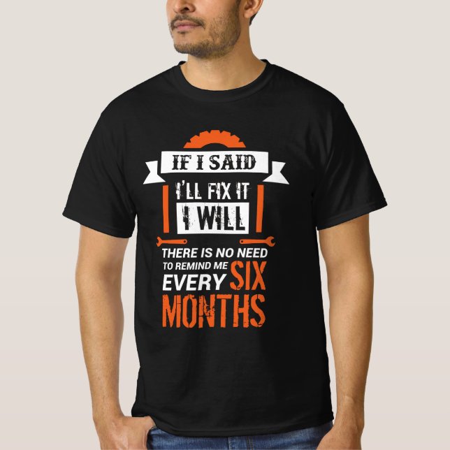 Camiseta Engraçada de Mecânico (Frente)