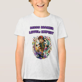 camiseta engraçada de meninos