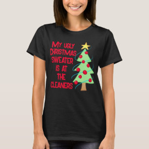 Camiseta engraçada de Natal feia para mulheres