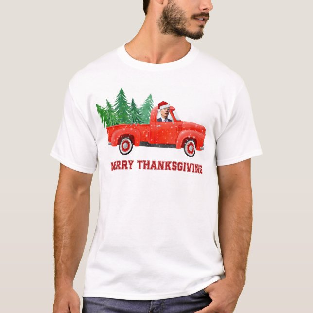 Camiseta engraçada de Natal Joe Biden (Frente)