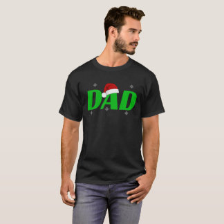 Camiseta engraçada de Natal para Papai verde Prese