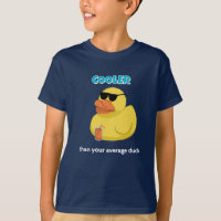 Camiseta engraçada de pato mais legal que a média