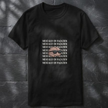 Camiseta engraçada de praia Mentalmente de férias