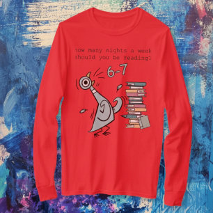 Camiseta engraçada de professor e amante de livros