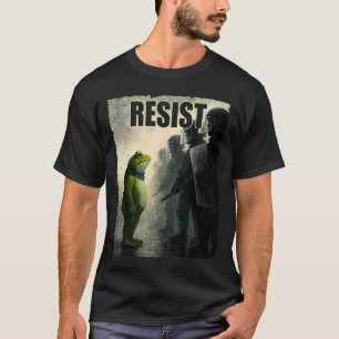 Camiseta engraçada de protesto de rã de Portland p