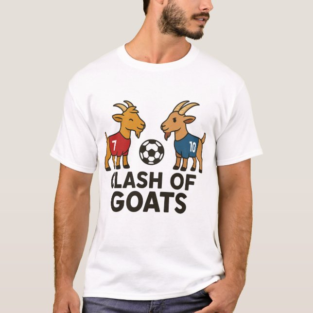 Camiseta engraçada de rivalidade de futebol - Clas (Frente)