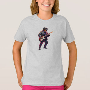 Camiseta engraçada de roqueiro Rottweiler