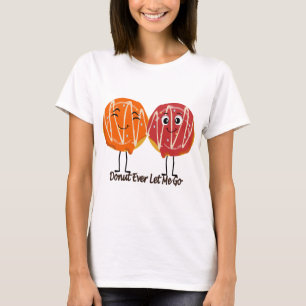 Camiseta Engraçada de São Valentim Nunca Me Deixe