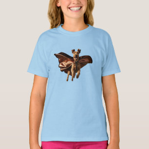 Camiseta engraçada de super-herói infantil com Air