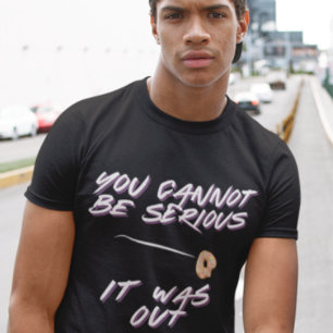 Camiseta Engraçada de Tênis com Donut - Você Não P