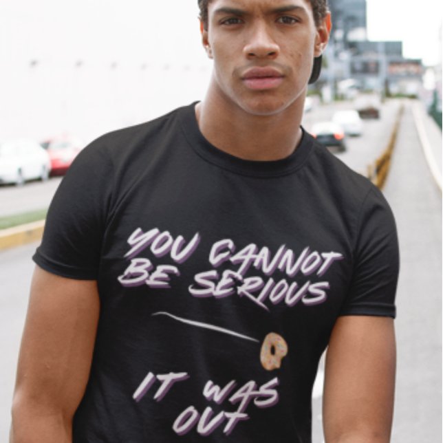 Camiseta Engraçada de Tênis com Donut - Você Não P (Criador carregado)