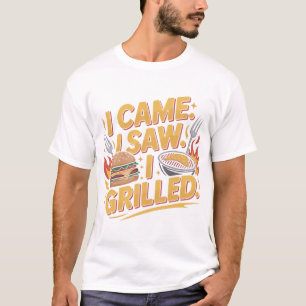 Camiseta engraçada de tipografia de BBQ para amant