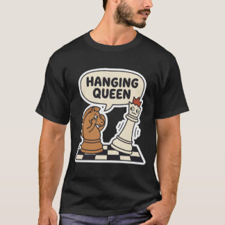 Camiseta engraçada de xadrez com erro crasso da ra