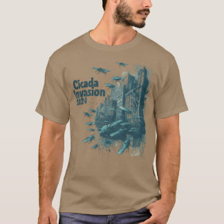 Camiseta Engraçada Destruição Urbana de 2024