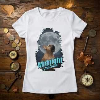 Camiseta engraçada do Bulldog Francês uivando