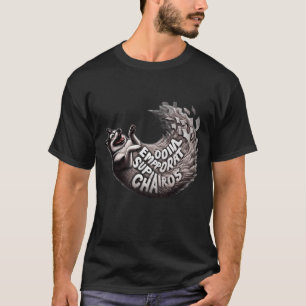 Camiseta engraçada do cão Husky de apoio emocional