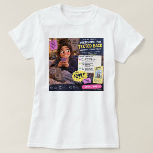 Camiseta engraçada do curso online de stalkear pla