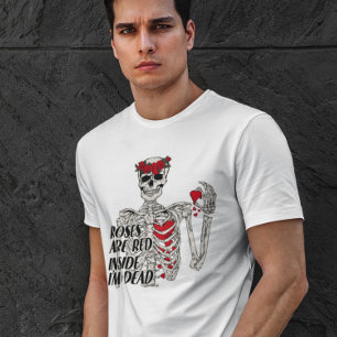 Camiseta engraçada do dia dos namorados para morto