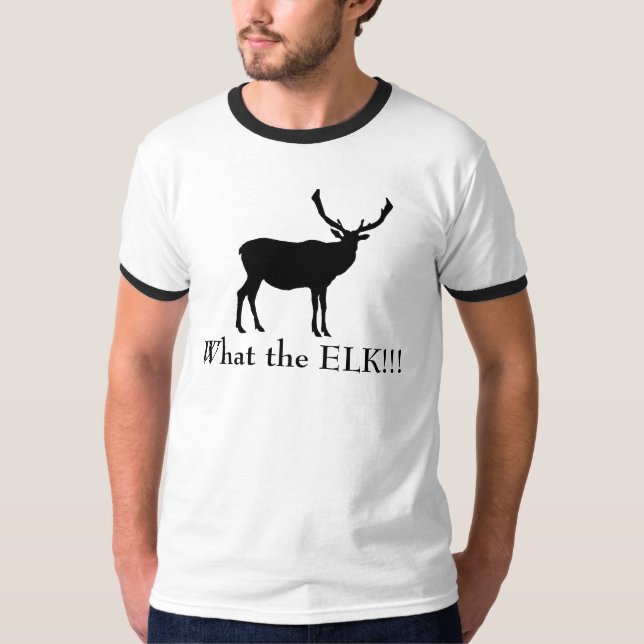 Camiseta engraçada do ELK (Frente)