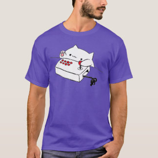 Camiseta engraçada do gato Bongo engraçado do joga