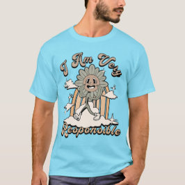 Camiseta Engraçada do Girassol