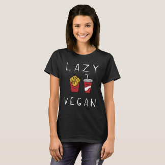 Camiseta engraçada do gráfico do vegetariano do