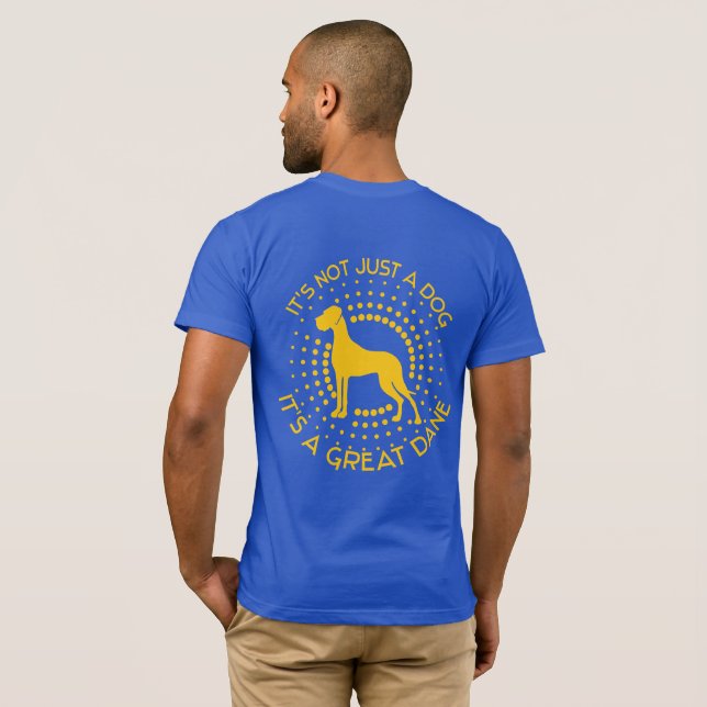 Camiseta engraçada do Grande Dinamarquês (Parte Traseira Completa)