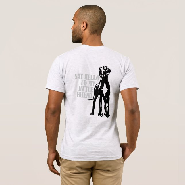 Camiseta engraçada do Grande Dinamarquês (Parte Traseira Completa)