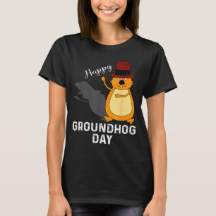 Camiseta engraçada do Groundhog para amante do Dia